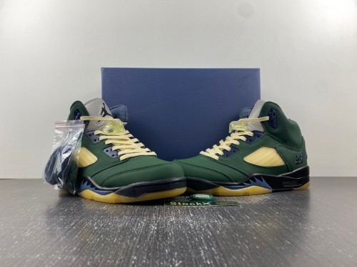 J*ordan 5 Navy Green” FZ5758-003