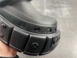 Men Women C*rocs x Ba*lenciaga Hardcrocs Slide 'Nero Silver' 687397‑W1S8N‑1010