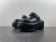 Men Women C*rocs x Ba*lenciaga Hardcrocs Slide 'Nero Silver' 687397‑W1S8N‑1010
