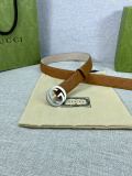 G*ucci Belts Top Quality 30MM