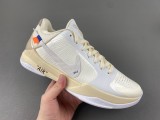 S2 2023 Nike Kobe 5 Protro Undefeated Rice White DB4796-101