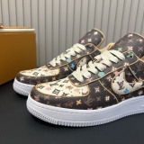 Men L*ouis V*uitton x N*ike Top Sneakers