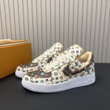 Men L*ouis V*uitton x N*ike Top Sneakers