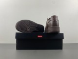 S*upreme x A*ir Force 1 Low “Baroque Brown” CU9225-200