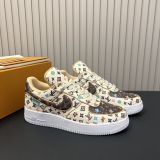 Men L*ouis V*uitton x N*ike Top Sneakers