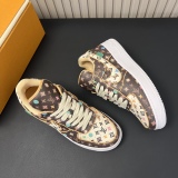 Men L*ouis V*uitton x N*ike Top Sneakers