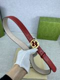 G*ucci Belts Top Quality 30MM