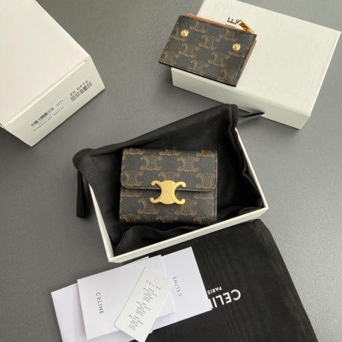 C* eline Wallets Top Quality 9.5*7.5*3CM