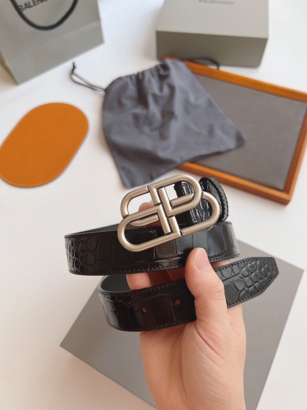 B*alenciaga Belts Top Quality 30MM
