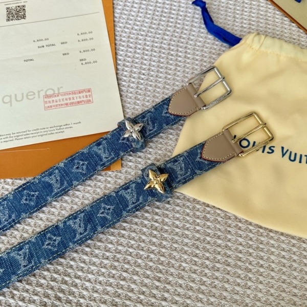L*ouis V*uitton Belts Top Quality 25MM