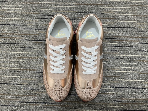 Men Women C*hristian L*ouboutin Aurelien Flat Top Sneakers