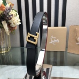 C*hristian L*ouboutin Belts Top Quality 35MM