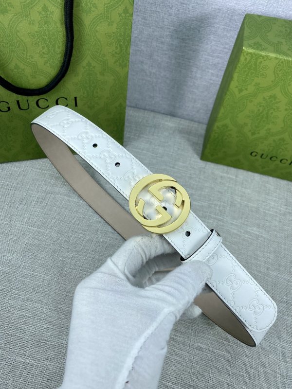 G*ucci Belts Top Quality 30MM