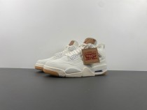 L*evi’s x A*ir J*ordan 4 “White” AO2571-100