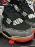 OFF-WHITE x Air Jordan 4 “Bred” CV9388-001