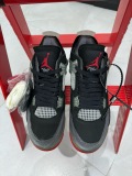 OFF-WHITE x Air Jordan 4 “Bred” CV9388-001