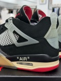 OFF-WHITE x Air Jordan 4 “Bred” CV9388-001