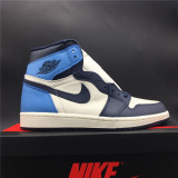 Air Jordan 1 Retro High Obsidian UNC 555088-140