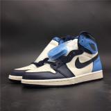Air Jordan 1 Retro High Obsidian UNC 555088-140
