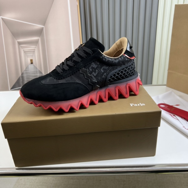 Men Women C*hristian L*ouboutin Aurelien Flat Top Sneakers