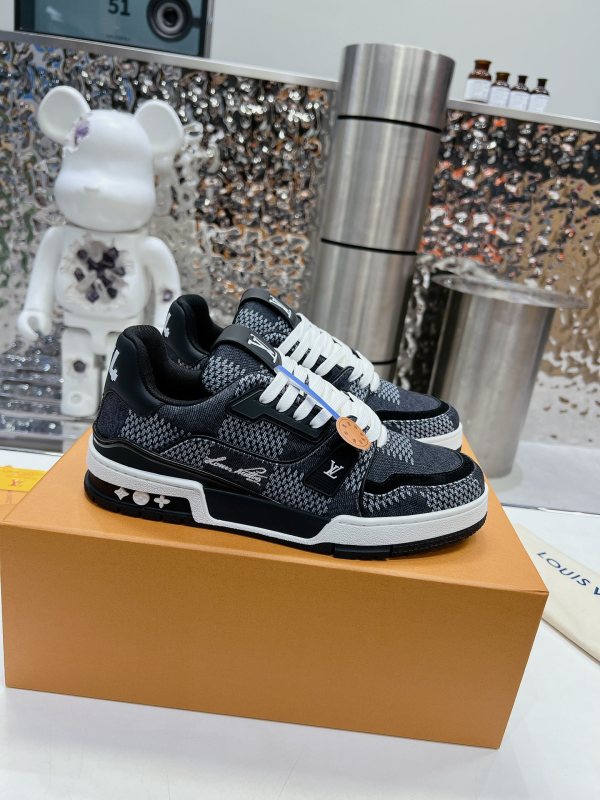 Men Women L*ouis V*uitton Top Sneakers