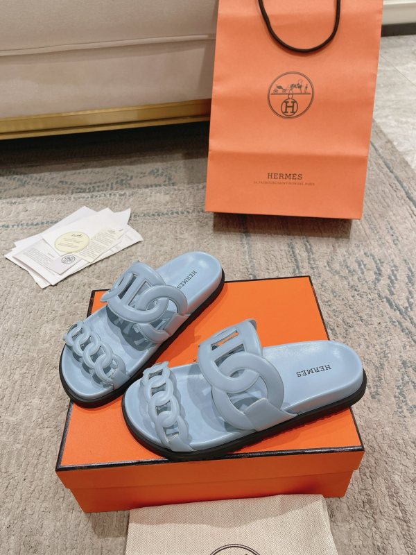 Men and Women H*ermes Top Sandals