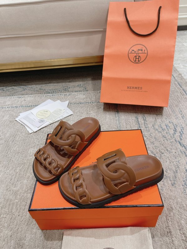 Men and Women H*ermes Top Sandals