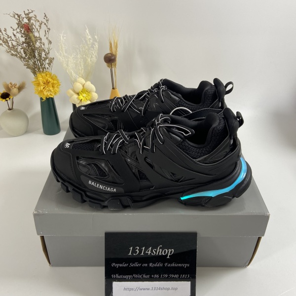 Men Women Light LED B*alenciaga Top Sneakers