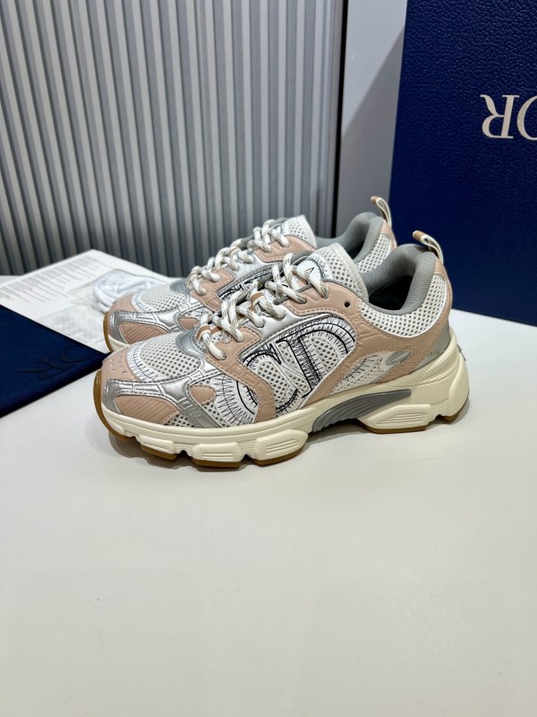 Men Women D*ior Cono Top Sneakers