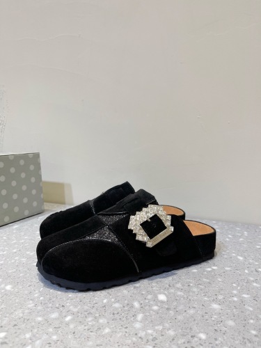 Women D*ior x B*irkenstock Top Sandals
