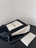 B*alenciaga Top navy cabas Bag 26CM