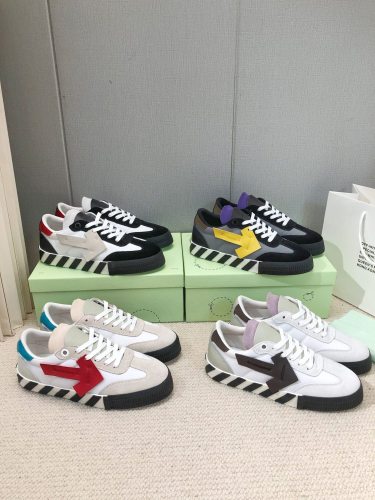 Men and Women O*ff W*hite Top Sneakers