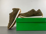 Men and women B*ottega V*eneta Top Quality Sneakers “Biliard Green Silver”