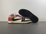 21版 T*ravis S*cott x OFF-WHITE x J*ordan 1 Low XZ6868-005