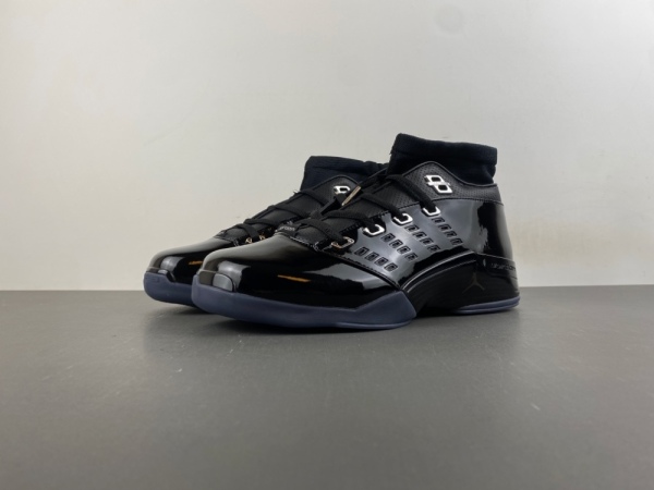 A*ir J*ordan 17 Low “Black Patent” IV7640-001