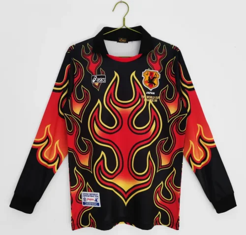 Japan Retro Home Goalkeeper Long Sleeve Jersey 1998