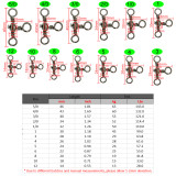 Fishing 3 Way Swivels Three Way Fishing Swivels Crossline Swivels Fishing Tackle Catfish Rig Swivels Surf Fishing Rig
