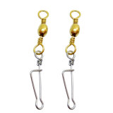 Fishing Barrel Swivel with Duolock Snap Stainless Freshwater Carp Fishing Lure Connector Fasklink Baits