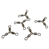 3-Way Swivels Three Way Fishing Swivel Tackle Saltwater Fishing Line Connectors Rolling Swivels Catfish Accessories