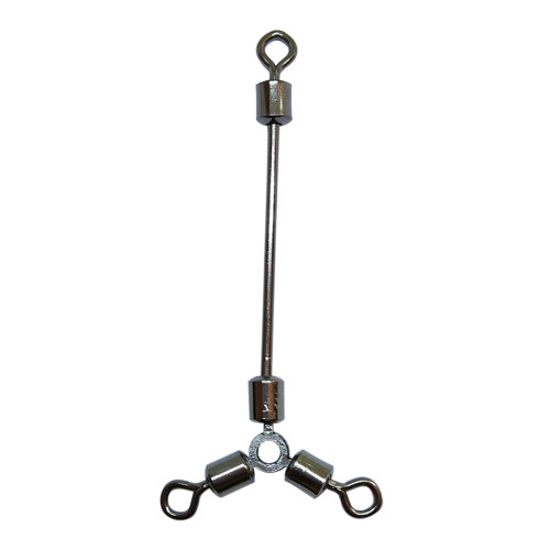 3-Way Swivel Saltwater Fishing Rolling Swivel Connector Long Leg O-Shape Three Way Swivel Fishing Accessories Tackle