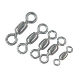 304 Stainless Steel Fishing Crane Swivel Fishing Swivels Saltwater Fishing Tackles Lure Connector