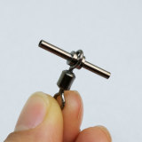 3 Way Swivels Fishing Tackle Cross Line Crimp Rolling Swivel Connector T-Shape Crimp Sleeve Swivel Fishing Saltwater