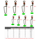 Fishing Carp Swivels Swing Coast Lock Snap Carp Rig Quick Change Rolling Swivel Snap Connector