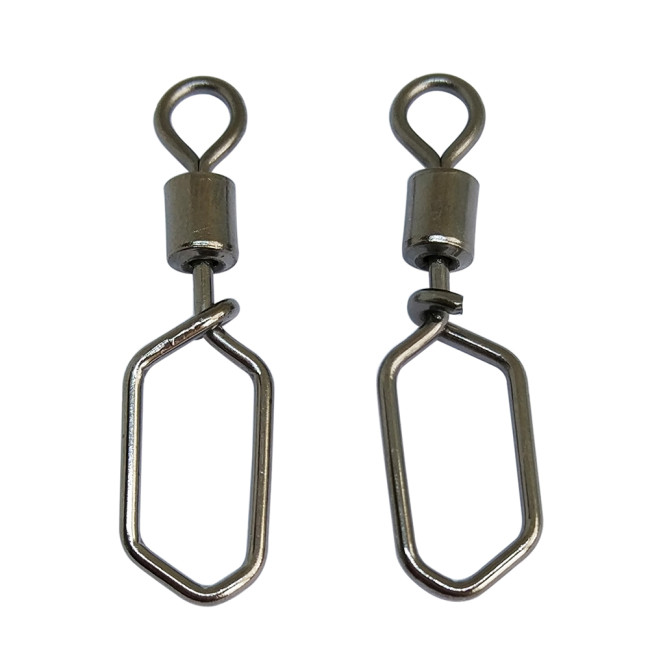 Fishing Carp Swivels Swing aquare snap Snap Carp Rig Quick Change Rolling Swivel Snap Connector