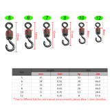 Fishing Swivels Snaps Rolling Swivels Quick Change Fishing Hook Swivels Accessories