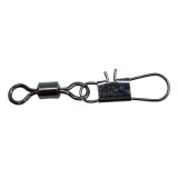 Fishing rolling swivels with interlock snap Fishing swivel Snap Lure Connector Solid Ring Swivel Fishing Accessories