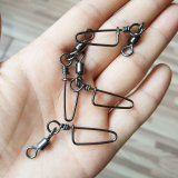 Fishing rolling swivels coast lock snap Fishing swivel Snap Lure Connector Quickly Change Lure Fishing Accessories