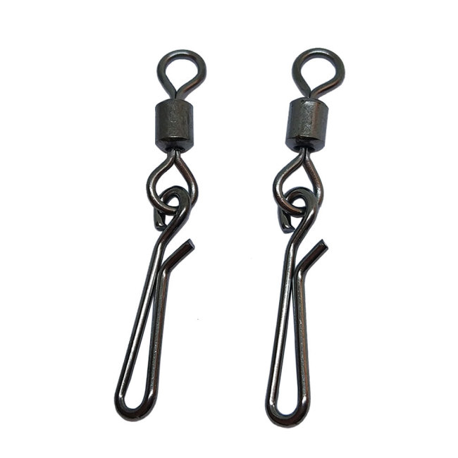 Fishing rolling swivels Hanging Snap Fishing swivel Snap Lure Connector Quickly Change Lure Fishing Accessories