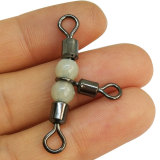 3 Way Swivels Three Way Fishing Swivel Tackle Saltwater Fishing Barrel Swivel Fishing Line Connector With Glow Beads