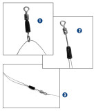 Fishing Fastlink Line clip  ,rated from 17 lb to 33 lb,quickly change lure swivels